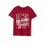 Maxbell Maxbell T Shirt for Women Summer Soft Activewear Crewneck Tee for Hiking L Red