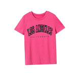 Maxbell Maxbell Women's T Shirt Summer Soft Stylish Crewneck Shirt for Vacation Trip Holiday M Rose Pink