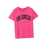 Maxbell Maxbell Women's T Shirt Summer Soft Stylish Crewneck Shirt for Vacation Trip Holiday M Rose Pink