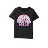 Maxbell Maxbell Women's T Shirt Summer Activewear Crew Neck Shirt for Camping Travel Walking M Black