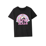 Maxbell Maxbell Women's T Shirt Summer Activewear Crew Neck Shirt for Camping Travel Walking M Black