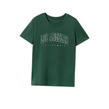 Maxbell Maxbell Womens T Shirt Summer Comfortable Crew Neck Shirt for Street Office Vacation M Green