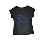 Maxbell Maxbell T Shirt for Women Summer Simple Basic Tee Shirt for Beach Vacation Traveling L Black