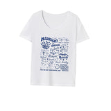 Maxbell Maxbell Women's T Shirt Summer Soft Clothes Crewneck Shirt for Work Shopping Holiday M White