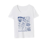 Maxbell Maxbell Women's T Shirt Summer Soft Clothes Crewneck Shirt for Work Shopping Holiday M White