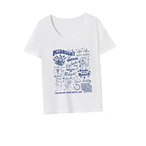 Maxbell Maxbell Women's T Shirt Summer Soft Clothes Crewneck Shirt for Work Shopping Holiday M White
