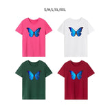 Maxbell Maxbell Women's T Shirt Summer Female Ladies Basic Tee Shirt for Hiking Sports Beach S Green