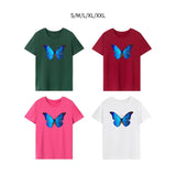 Maxbell Maxbell Women's T Shirt Summer Female Ladies Basic Tee Shirt for Hiking Sports Beach S Green