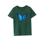 Maxbell Maxbell Women's T Shirt Summer Female Ladies Basic Tee Shirt for Hiking Sports Beach S Green