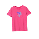 Maxbell Maxbell Womens T Shirt Summer Female Soft Crew Neck Shirt for Traveling Beach Sports XXL Rose Pink