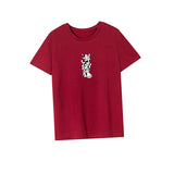 Maxbell Maxbell Women's T Shirt Summer Costume Soft Crewneck Tee for Traveling Office Hiking S Red