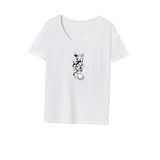 Maxbell Maxbell Women's T Shirt Summer Trendy Tee Shirt for Office Travel Trip XXL