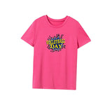 Maxbell Maxbell Women's T Shirt Summer Activewear Ladies Basic Tee for Sports Holiday Street S Rose Pink