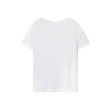 Maxbell Maxbell Womens T Shirt Summer Souvenir Casual Summer Tops for Walking Camping Travel M White