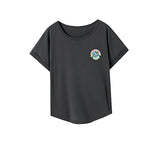 Maxbell Maxbell Women's T Shirt Summer Soft Short Sleeve Top for Daily Wear Commuting Street S