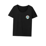 Maxbell Maxbell Women's T Shirt Summer Clothing Stylish Crew Neck Tee for Trip Office Travel S Black