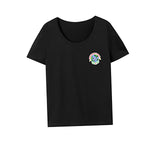 Maxbell Maxbell Women's T Shirt Summer Clothing Stylish Crew Neck Tee for Trip Office Travel S Black