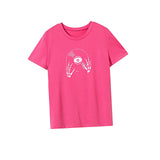 Maxbell Maxbell Women's T Shirt Summer Soft Simple Crew Neck Shirt for Sports Walking Office M Rose Pink