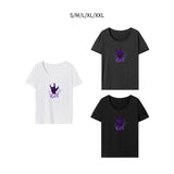 Maxbell Maxbell Women's T Shirt Summer Outfits Crew Neck Shirt for Street Backpacking Travel S White