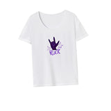 Maxbell Maxbell Women's T Shirt Summer Outfits Crew Neck Shirt for Street Backpacking Travel S White