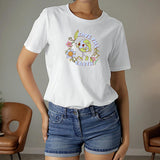 Maxbell Maxbell T Shirt for Women Summer Casual Crew Neck Tee for Holiday Hiking Backpacking S White