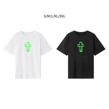 Maxbell Maxbell T Shirt for Women Summer Stylish Basic Tee Shirt for Holiday Vacation Sports S White