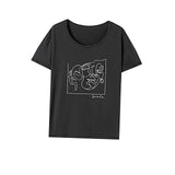 Maxbell Maxbell Women's T Shirt Summer Female Basic Tee Shirt for Office Holiday Backpacking S Grey