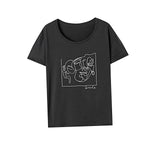 Maxbell Maxbell Women's T Shirt Summer Female Basic Tee Shirt for Office Holiday Backpacking S Grey