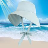 Maxbell Maxbell Sun Protection Hat Breathable Large Brim Fishing Cap for Beach Summer Travel Blue