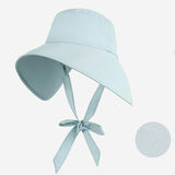 Maxbell Maxbell Sun Protection Hat Breathable Large Brim Fishing Cap for Beach Summer Travel Blue