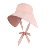 Maxbell Maxbell Sun Protection Hat Breathable Large Brim Fishing Cap for Beach Summer Travel Pink