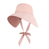 Maxbell Maxbell Sun Protection Hat Breathable Large Brim Fishing Cap for Beach Summer Travel Pink