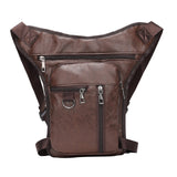 Maxbell Maxbell Thigh Drop Leg Bag Scratch Resistant for Motorbike Ride Waterproof Thigh Bag Dark Brown