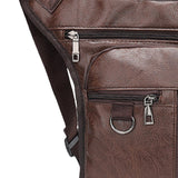 Maxbell Maxbell Thigh Drop Leg Bag Scratch Resistant for Motorbike Ride Waterproof Thigh Bag Dark Brown