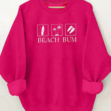 Maxbell Maxbell Women Crewneck Sweatshirt Winter Cute Fall Clothes for Work Travel Going Out XXL Rose Pink