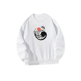 Maxbell Maxbell Women Crewneck Sweatshirt Winter Casual Clothes for Fishing Camping Shopping XXL White