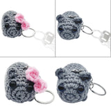 Maxbell 2xPortable Keychain Purse Charming Pendants Car Keyring for Bag Backpack Purse with Bow