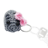 Maxbell 4xPortable Keychain Purse Charming Pendants Car Keyring for Bag Backpack Purse with Bow
