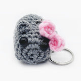 Maxbell 5xPortable Keychain Purse Charming Pendants Car Keyring for Bag Backpack Purse with Bow