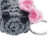 Maxbell 3xPortable Keychain Purse Charming Pendants Car Keyring for Bag Backpack Purse with Bow