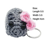 Maxbell 5xPortable Keychain Purse Charming Pendants Car Keyring for Bag Backpack Purse with Bow
