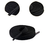 Maxbell Maxbell Flat Shoe Laces for Sneakers Flat Sneakers Shoelaces for Sport Running Shoes Black