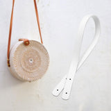 Maxbell Maxbell Tote Bag Strap Simple Handbag Handle for DIY Single Shoulder Bag Accessories White