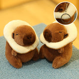 Maxbell 5xCapybara Plush Toy Keychain Funny Car Keychain for Family Girls Boys Friends Style B