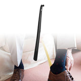 Maxbell 6xShoe Horn with Hanging Hole Portable Shoehorn for Children Women Men Elderly Black