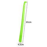 Maxbell Shoe Horn with Hanging Hole Portable Shoehorn for Children Women Men Elderly Green