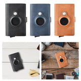 Maxbell Maxbell Card Holder Reusable Enough Space Slim Card Wallet for Outdoor Travel Father Black