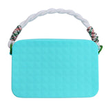 Maxbell Maxbell Silicone Phone Holder for Women Phone Case Holder Beach Tote Bag Accessories Blue