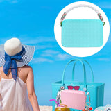 Maxbell Maxbell Silicone Phone Holder for Women Phone Case Holder Beach Tote Bag Accessories Blue