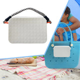 Maxbell 3xSilicone Phone Holder for Women Phone Case Holder Beach Tote Bag Accessories Grey